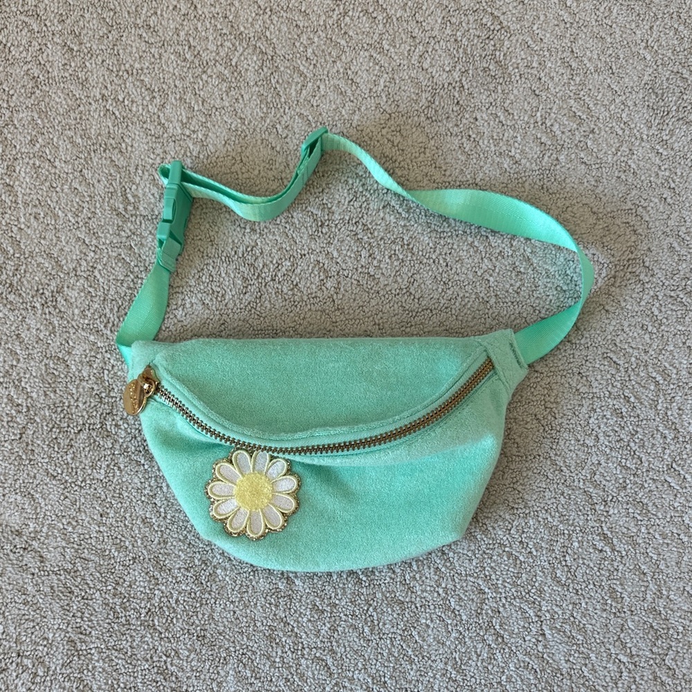 Stoney Clover and Target Collab Mint Green Fanny Pack with Daisy Patch